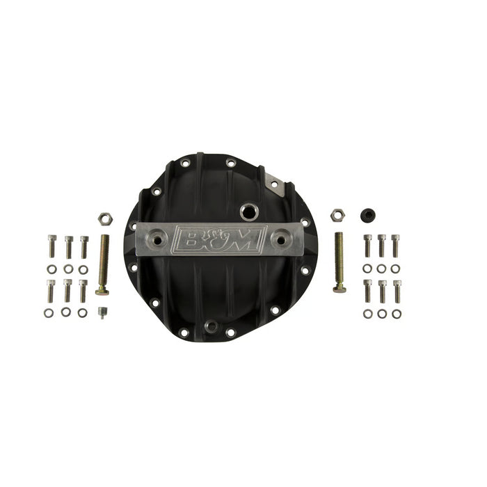 B&M Hi-Tek Aluminum Differential Cover for GM 8.875-inch 12-bolt Truck - Black