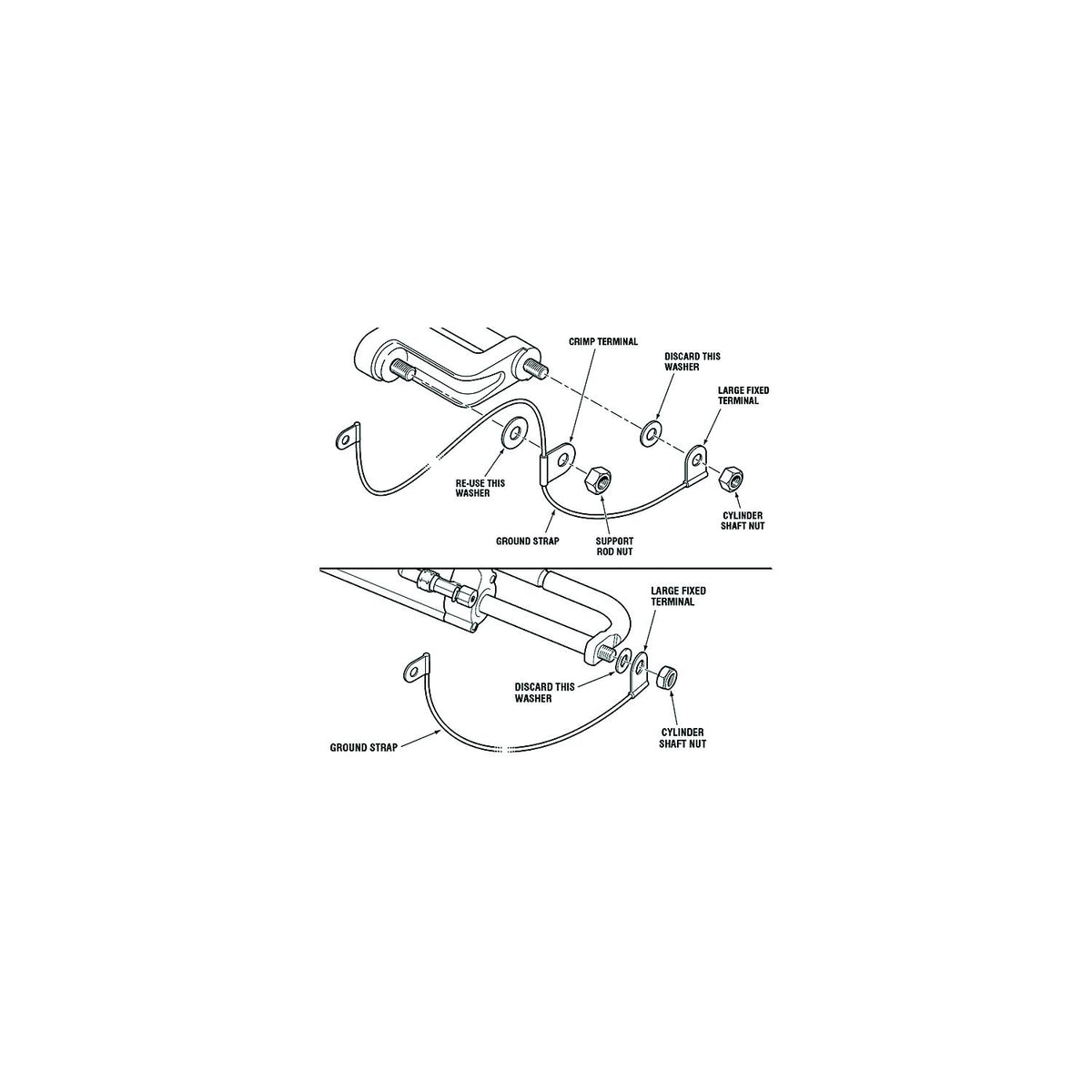 TEL HA5477 - Seastar Ha5477 Grounding Strap For O/B Cylinder — Base ...