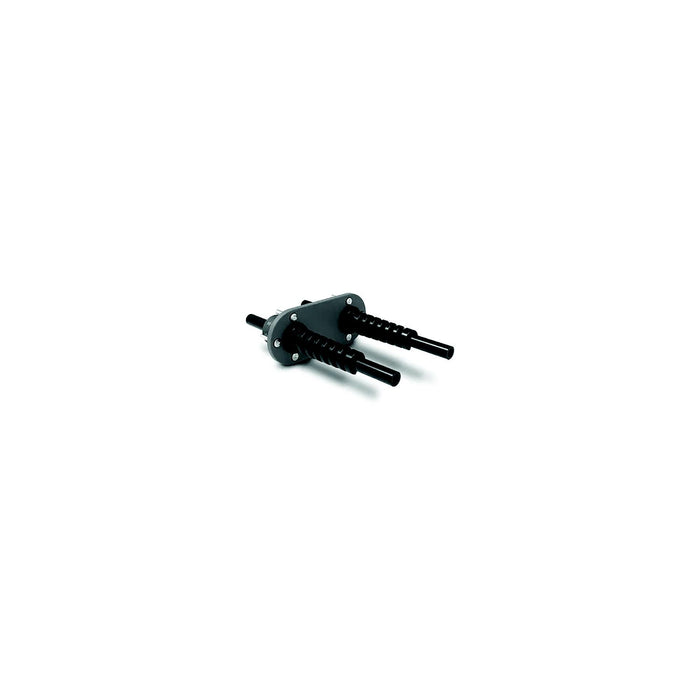 TEL HO7205 - Dometic Ho7205 Field Install Bulkhead Fitting Kit, Dual Hose, Black Plastic