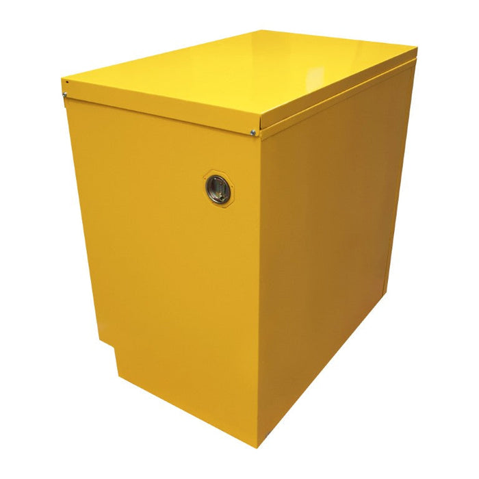 1022UCS-50 FM Approved, Under Counter, Flammable Storage Cabinet, 22 Gallon, 2 Doors, Self Close, 1 Shelf, Safety Yellow
