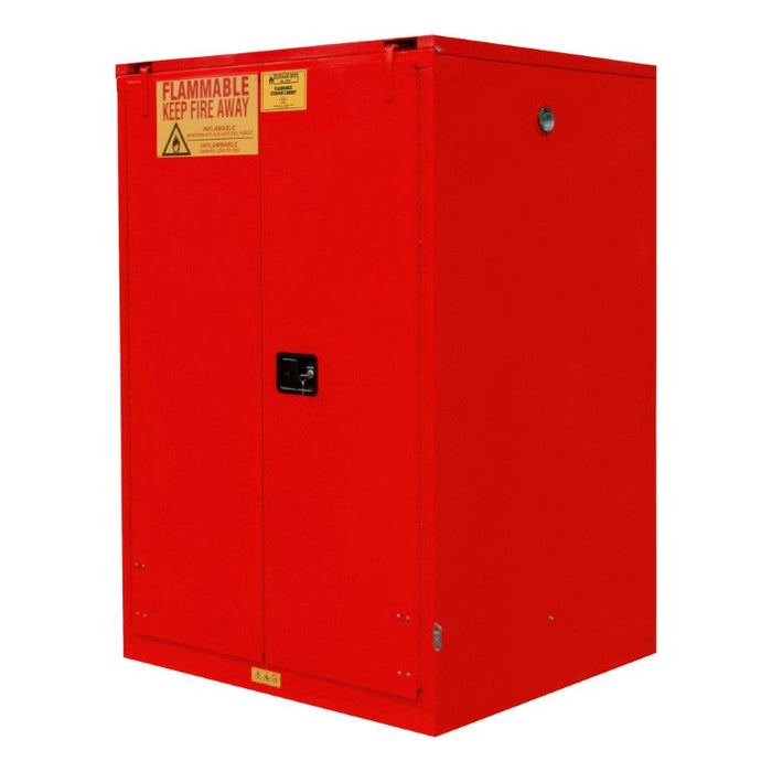 1060S-17 FM Approved, Flammable Storage Cabinet, 60 Gallon, 2 Doors, Self Close, 2 Shelves, Red