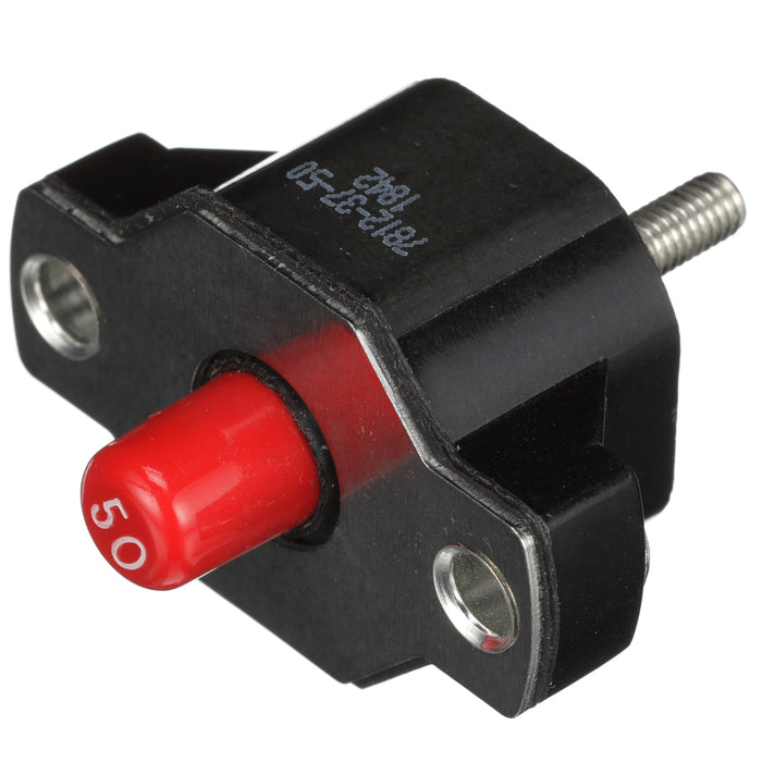 Quicksilver 11178A01 50 Amp Circuit Breaker with Nut Connections and Attaching Hardware