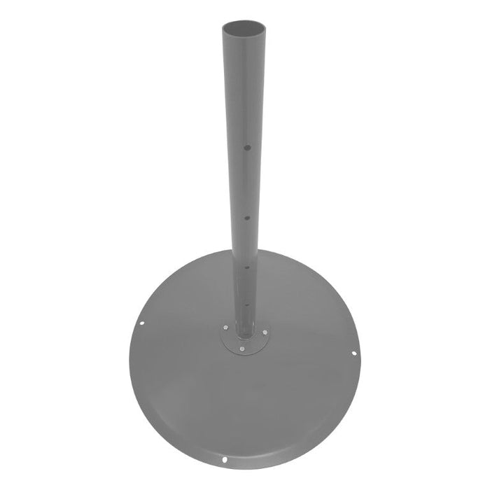 1205-95 28" Revolving Rotabin, 5 Shelves, 6 Fixed Dividers per Shelf, Up to 24 Compartments per Shelf, Gray