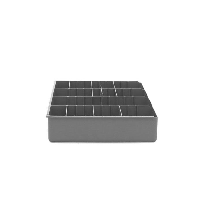 124-95-ADL-IND Large, Polypropylene, Variable Compartment Insert, 9 Dividers, Gray