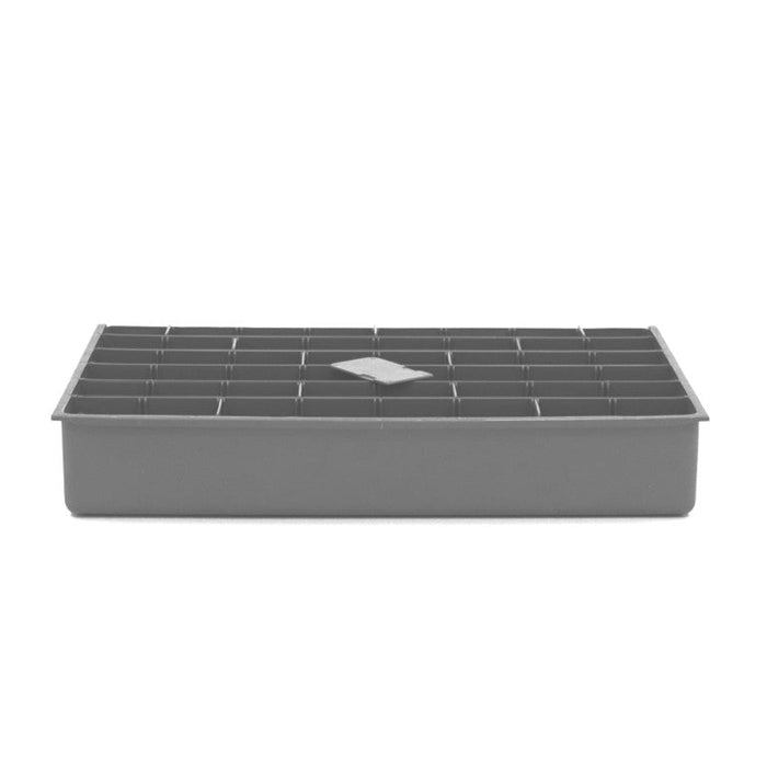 124-95-ADLH-IND Large, Polypropylene, Variable Compartment Insert, 12 Dividers, Gray