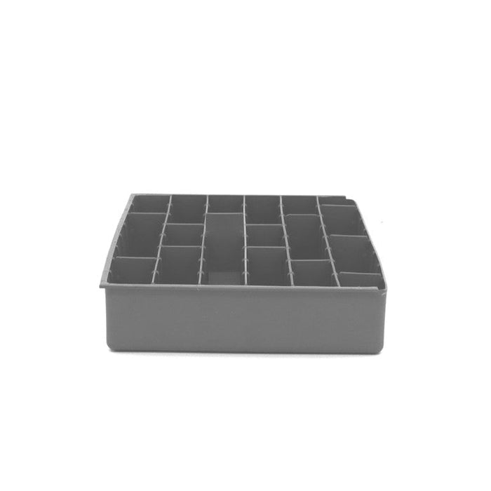124-95-ADLH-IND Large, Polypropylene, Variable Compartment Insert, 12 Dividers, Gray