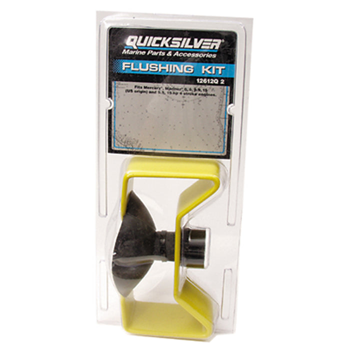 Quicksilver 12612Q2 Flushing Attachment for Select Mercury or Mariner 2-Stroke and 4-Stroke 4-15hp Outboards