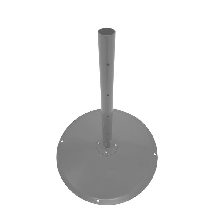 1304-95 34" Revolving Rotabin, 4 Shelves, 5 Fixed Dividers per Shelf, Up to 3 Optional Plastic Pans per Shelf Compartment, Gray
