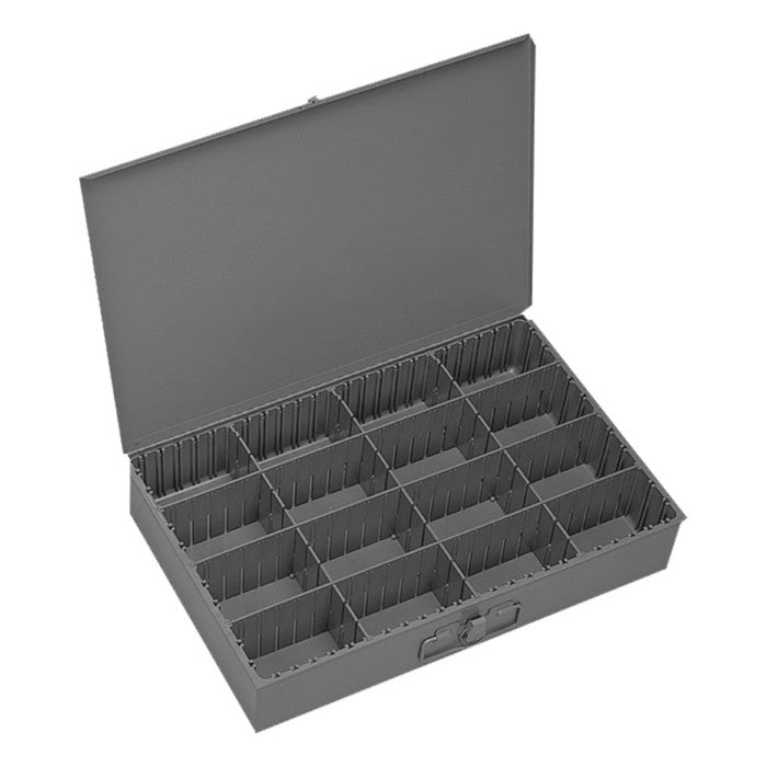 131-95-RSC-IND Individual, Large, Steel, Compartment Box, Adjustable Opening, Expando, Gray