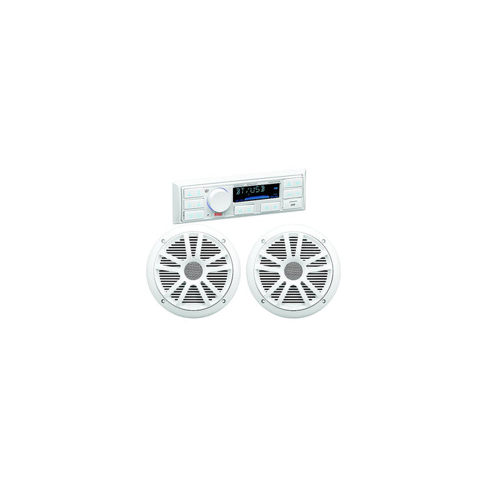Boss MCK500WB.6 Bluetooth Marine Mech-Less Audio System with 6.5" Speakers