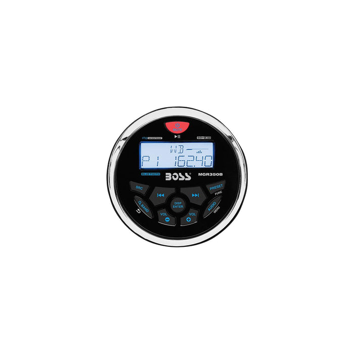 Boss MGR350B Bluetooth In-Dash Marine Stereo with USB, FM/AM, and Subwoofer Control