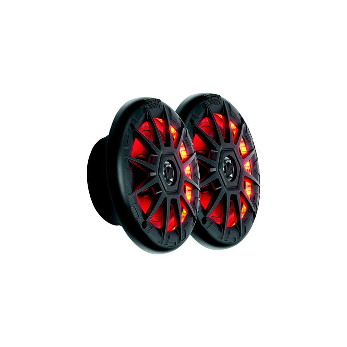 Boss MRGBB55B 5.25" 2-Way Weatherproof Marine Speakers with Multi-Color LED (Black)