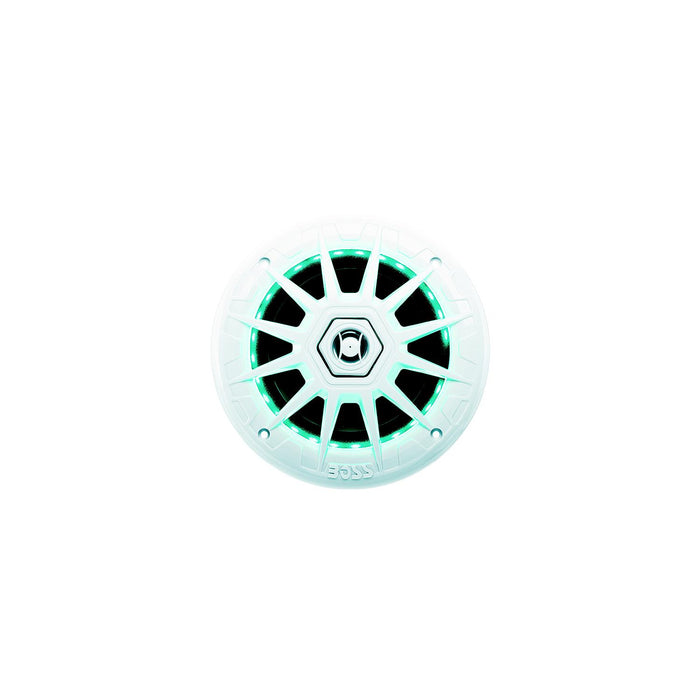Boss MRGB65 6.5" 2-Way Marine Full Range Speakers with LED Lighting