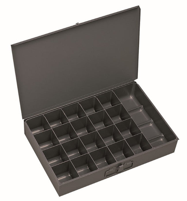 204-95-IND Small Steel Compartment Box, 21 Openings