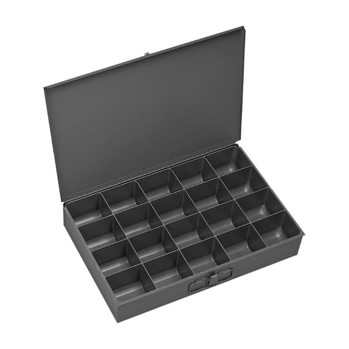 206-95 Small, Steel Compartment Box, 20 Opening