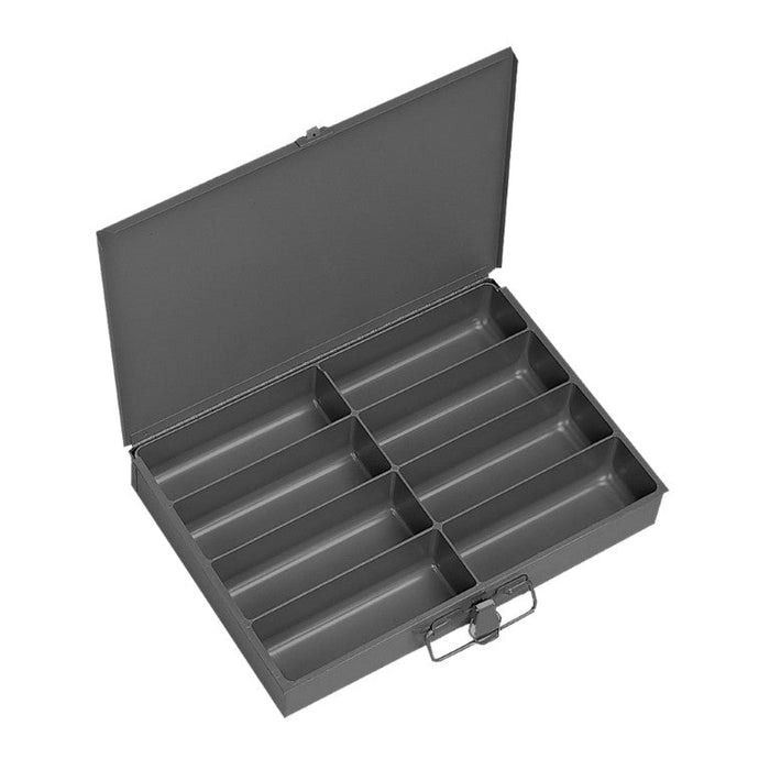 213-95 Small, Steel Compartment Box, 8 Opening