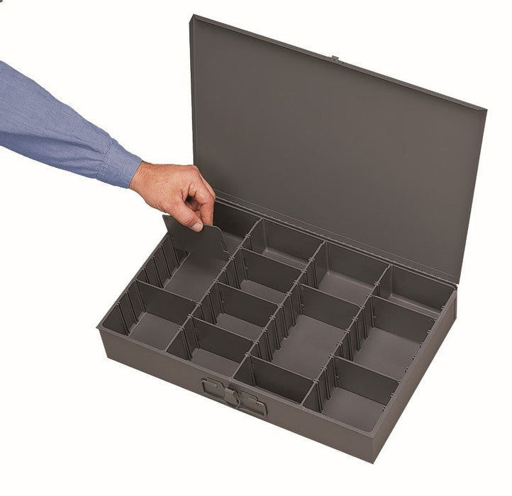 215-95-IND Small Steel Compartment Box, Adjustable