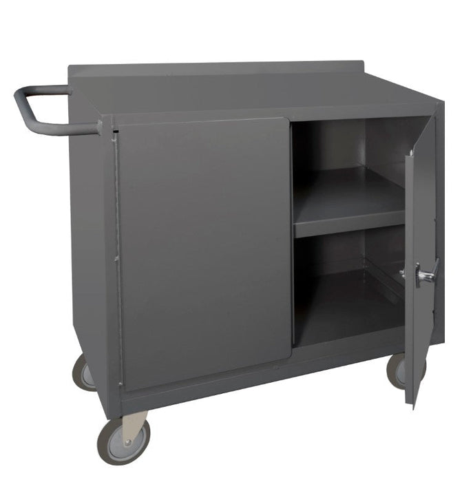2210-95 Mobile Bench Cabinet, 1 Shelf, 2 Door