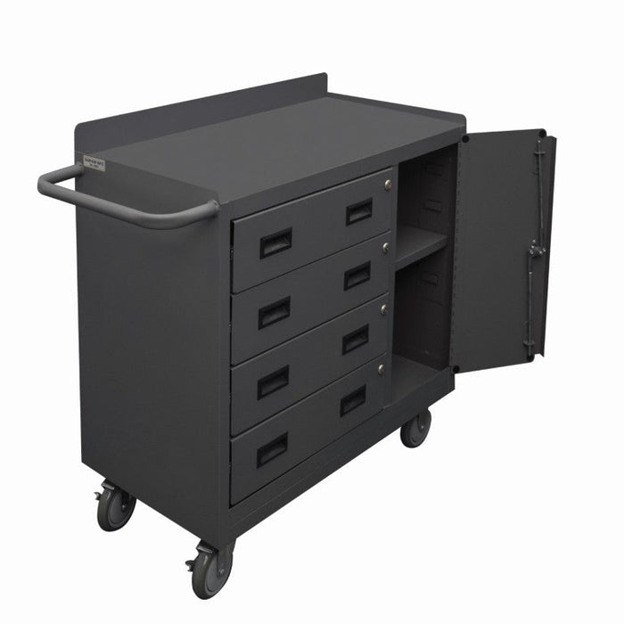 2211A-LU-95 Mobile Bench Cabinet, 1 Adj. Shelf