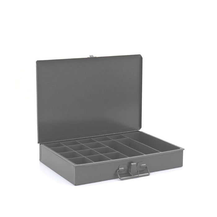 227-95 Small Steel Compartment Box, 17 Opening