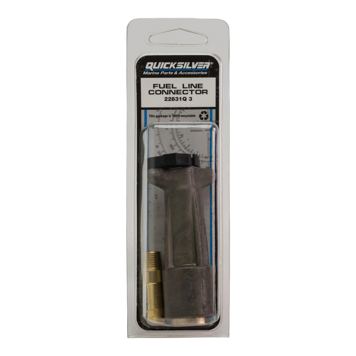 Quicksilver 22831Q3 Fuel Line Connector for Select Vintage Mercury and Mariner Outboards, 1-Pack