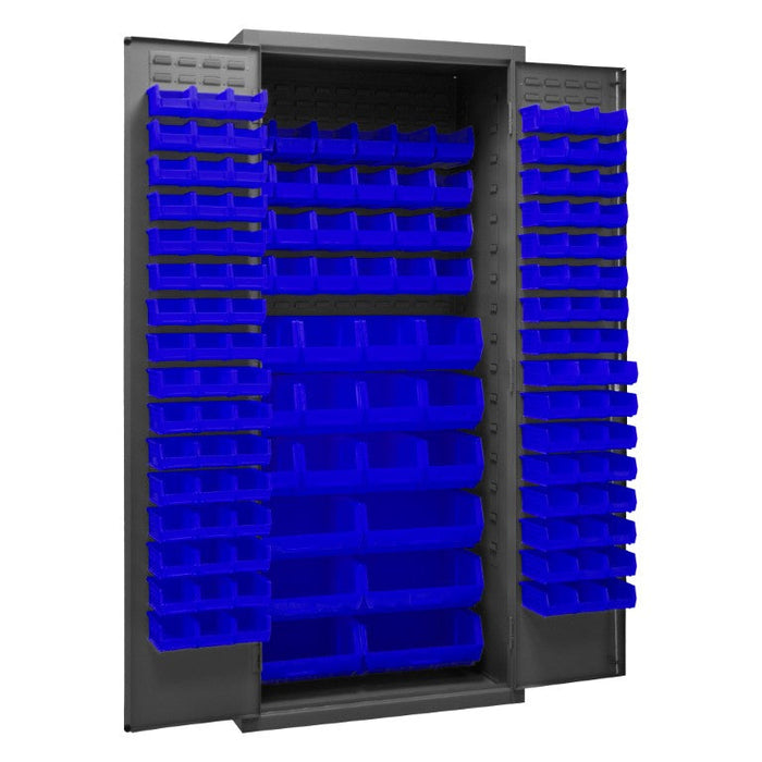 2500-138B-5295 Cabinet, 138 Blue Bins