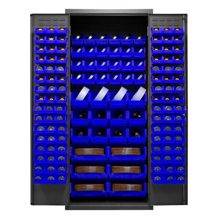 2500-138B-5295 Cabinet, 138 Blue Bins