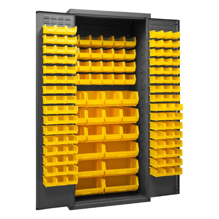 2500-138B-95 Cabinet, 138 Yellow Bins
