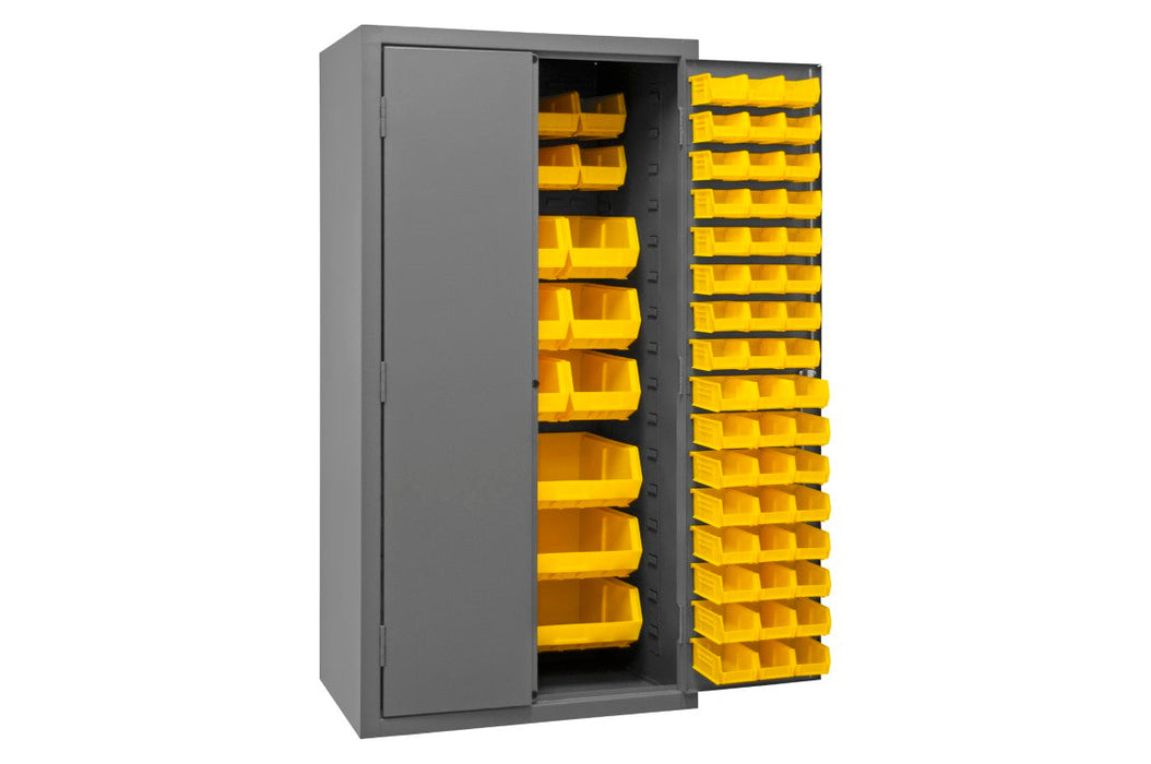 2501-BDLP-126-95 Cabinet, 126 Yellow Bins