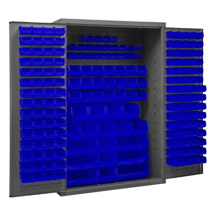 2502-186-5295 Cabinet, 186 Blue Bins