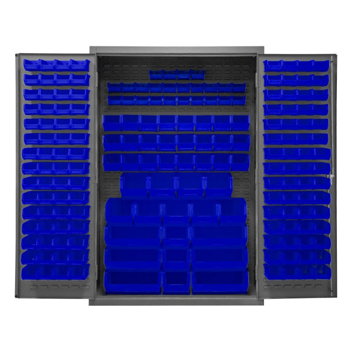 2502-186-5295 Cabinet, 186 Blue Bins