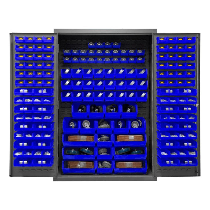 2502-186-5295 Cabinet, 186 Blue Bins
