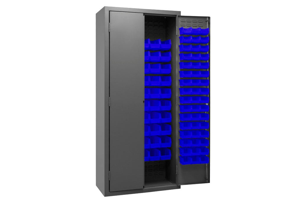 2603-156B-5295 Cabinet, 156 Blue Bins