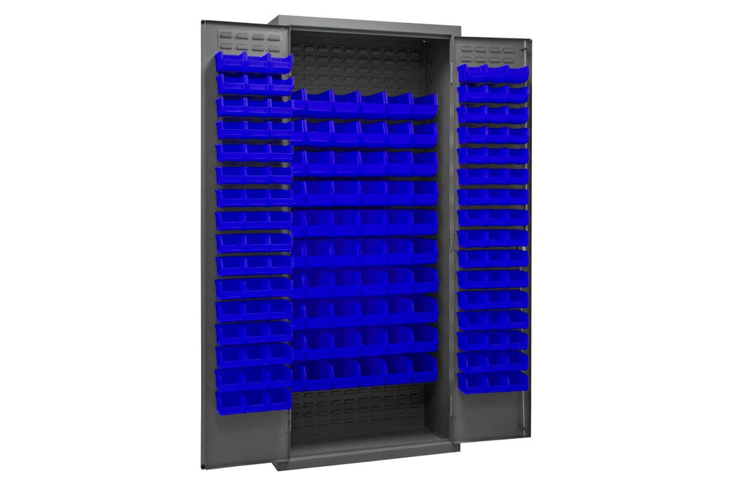 2603-156B-5295 Cabinet, 156 Blue Bins