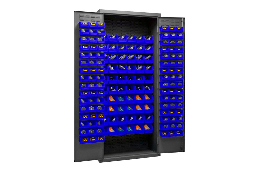 2603-156B-5295 Cabinet, 156 Blue Bins