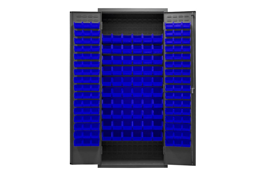 2603-156B-5295 Cabinet, 156 Blue Bins