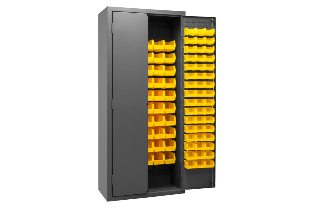 2603-156B-95 Cabinet, 156 Yellow Bins