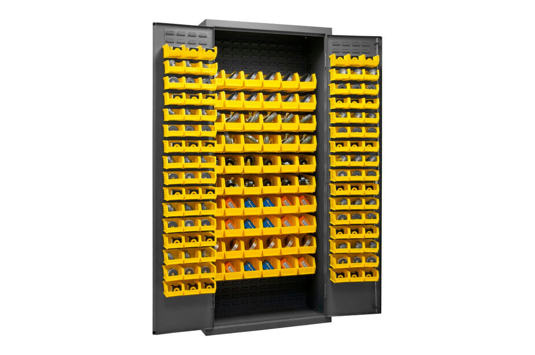 2603-156B-95 Cabinet, 156 Yellow Bins