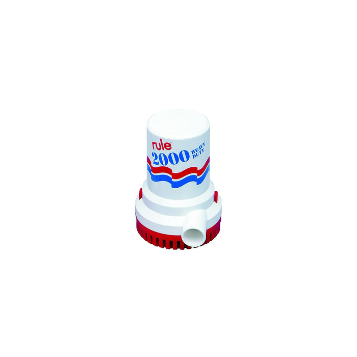10-6UL – Rule 2000Gph High Capacity Bilge Pump Ul Listed With 6' Leads, 12V