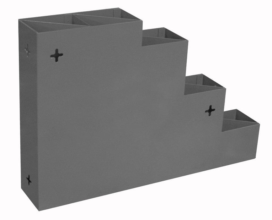 298-95 Cable Tie Rack, Steel, Gray