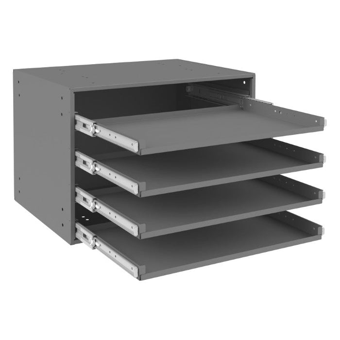 303B-15.75-95 Large Bearing Slide Rack, 4 Compartments