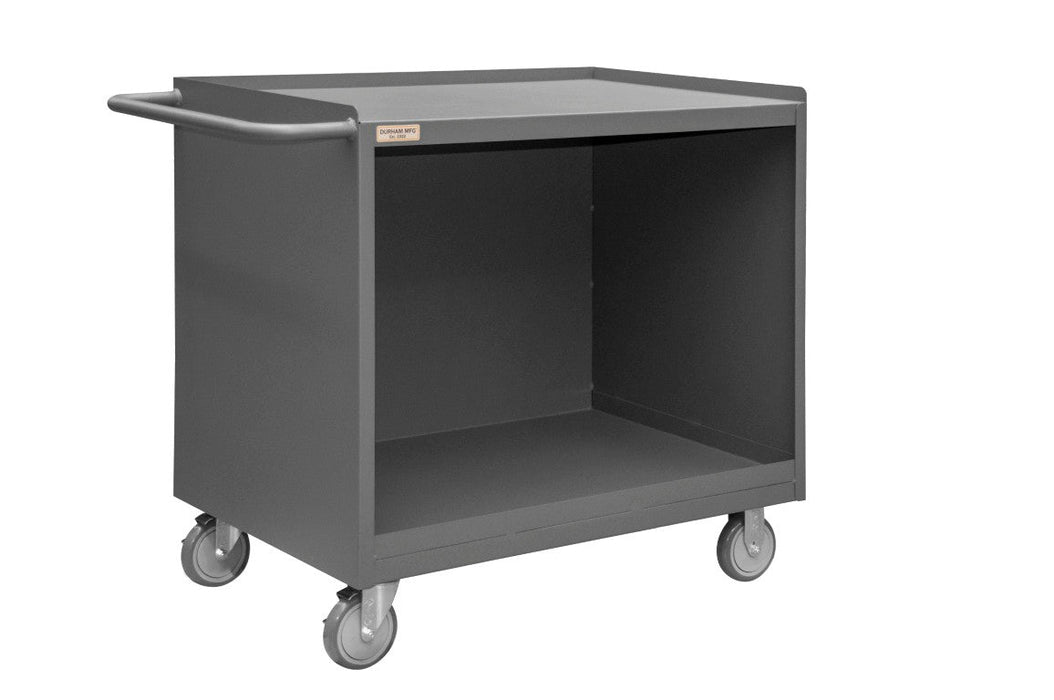3110-95 Mobile Bench Cabinet, Steel Top, No Door