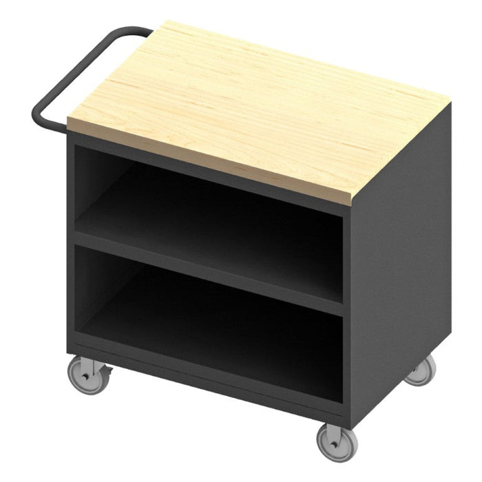 3111-MT-95 Mobile Bench Cabinet, Maple Top, No Door