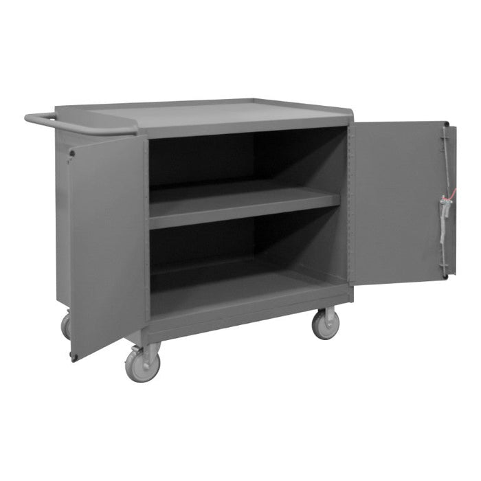 3113-95 Mobile Bench Cabinet, 1 Shelf, 2 Doors
