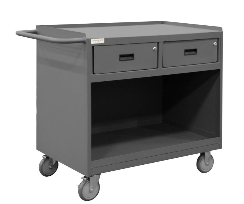 3117-95 Mobile Bench Cabinet, No Door, 2 Drawers