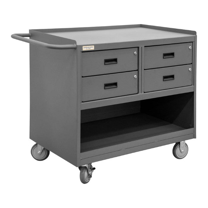 3120-95 Mobile Bench Cabinet, 4 Drawer, No Doors