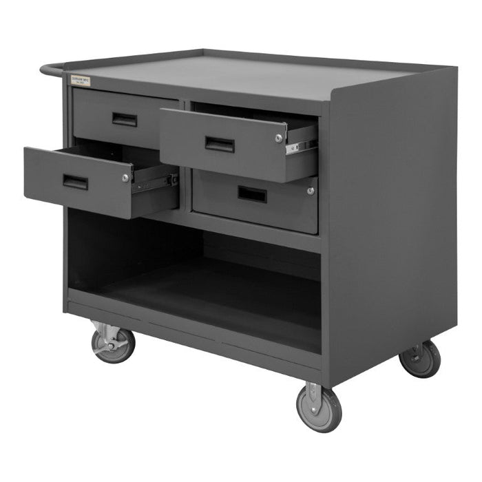 3120-95 Mobile Bench Cabinet, 4 Drawer, No Doors