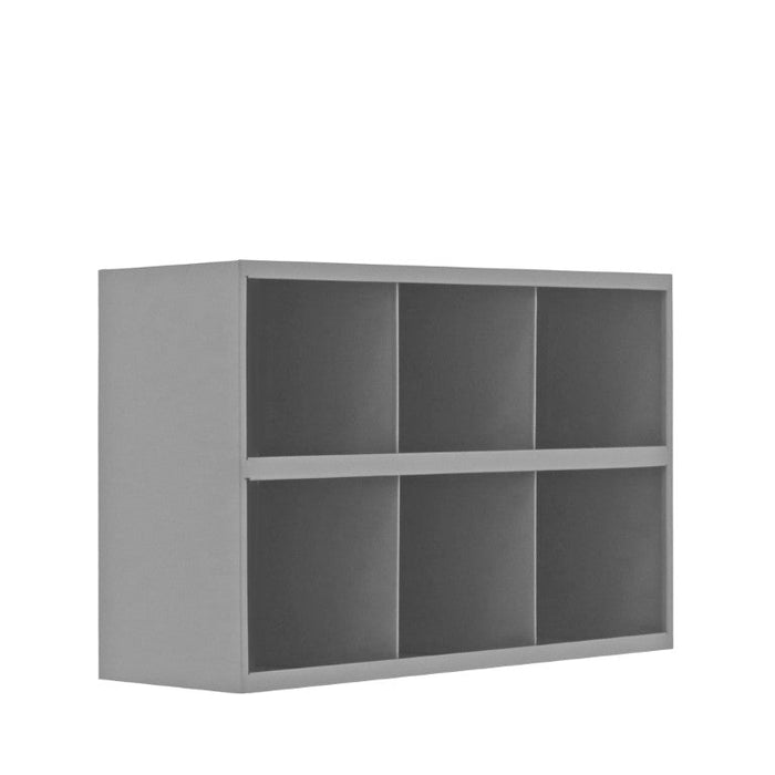331-95 6 Opening Bin, Gray