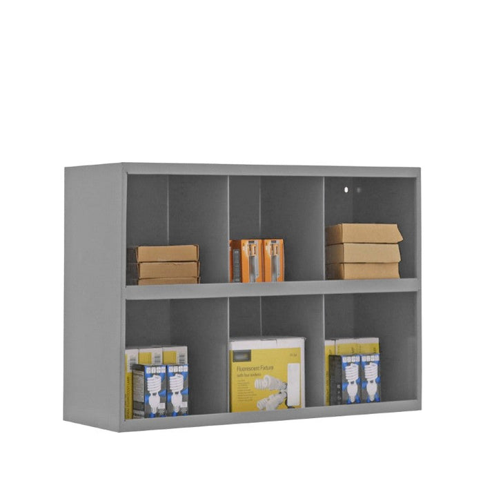 331-95 6 Opening Bin, Gray