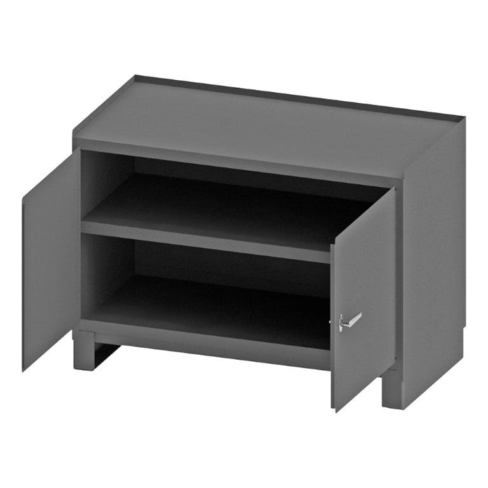 3403-NVS-95 Stationary Workstation, 2 Shelves